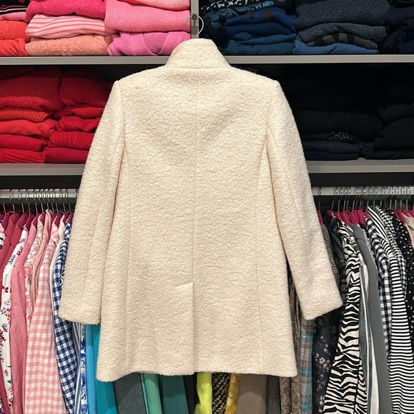 Loft ecru colored 59% wool coat size XS - Picture 4 of 4